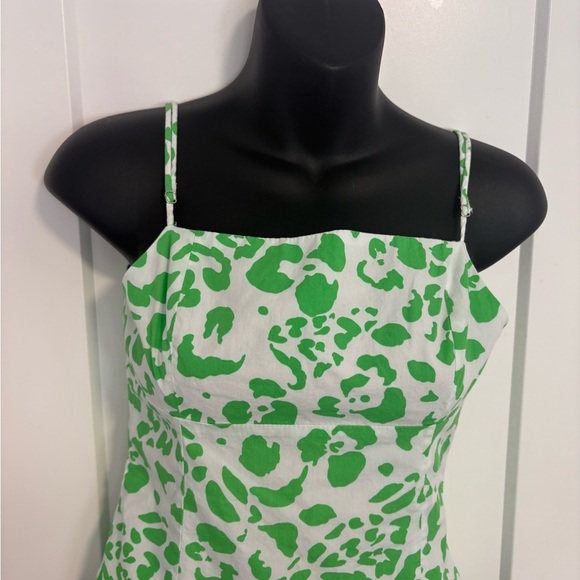 Zara Summer Smocked Square Neckline Printed Bodysuit Size Small - Picture 3 of 14